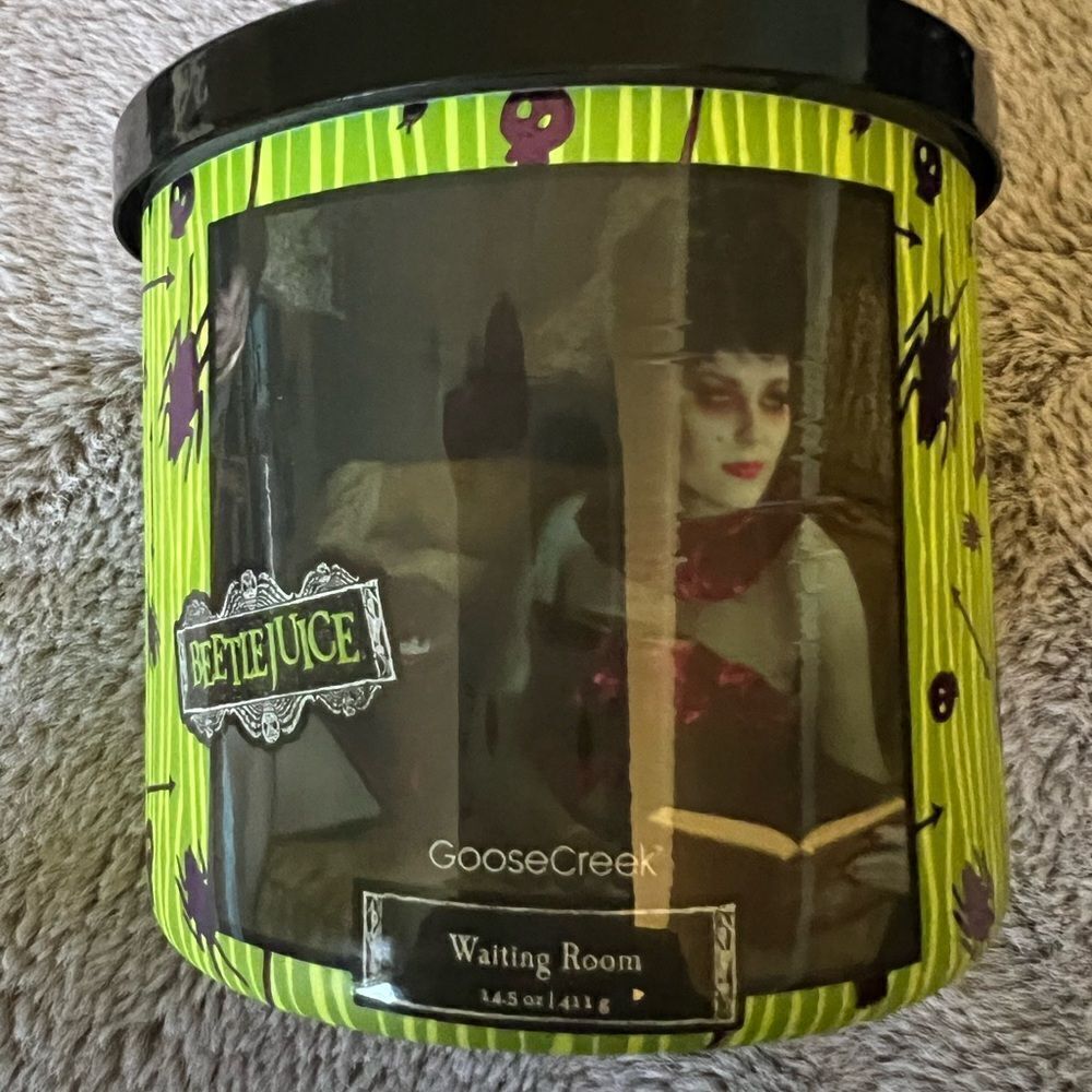 Goose Creek Limited Edition Beetlejuice 3 Wick Candle WAITING ROOM